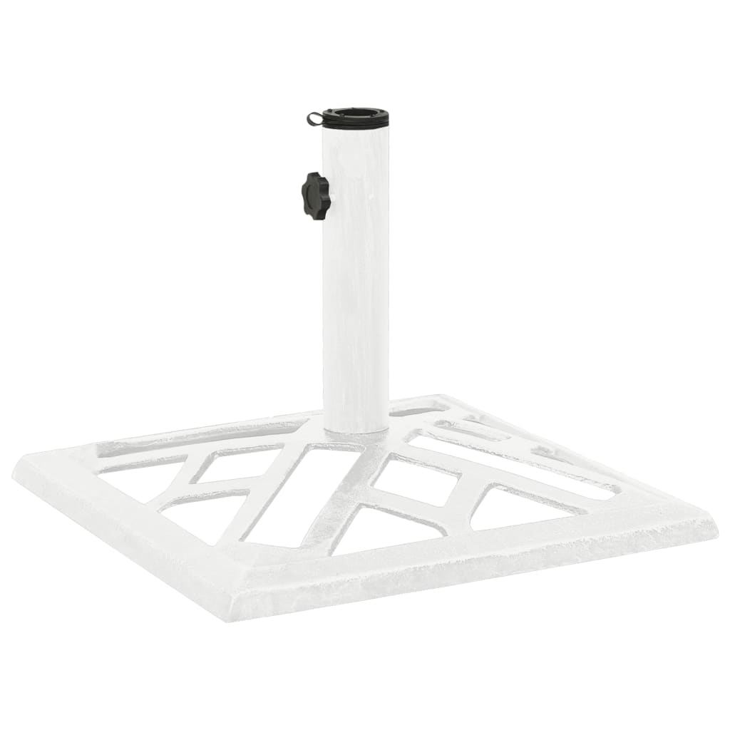 Berkfield Umbrella Base White 44x44x31 cm Cast Iron