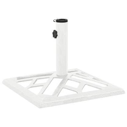 Berkfield Umbrella Base White 44x44x31 cm Cast Iron