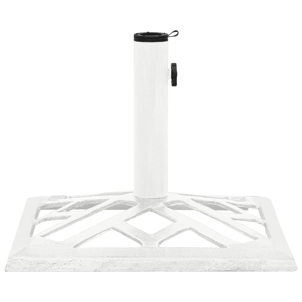 Berkfield Umbrella Base White 44x44x31 cm Cast Iron
