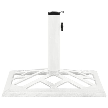 Berkfield Umbrella Base White 44x44x31 cm Cast Iron