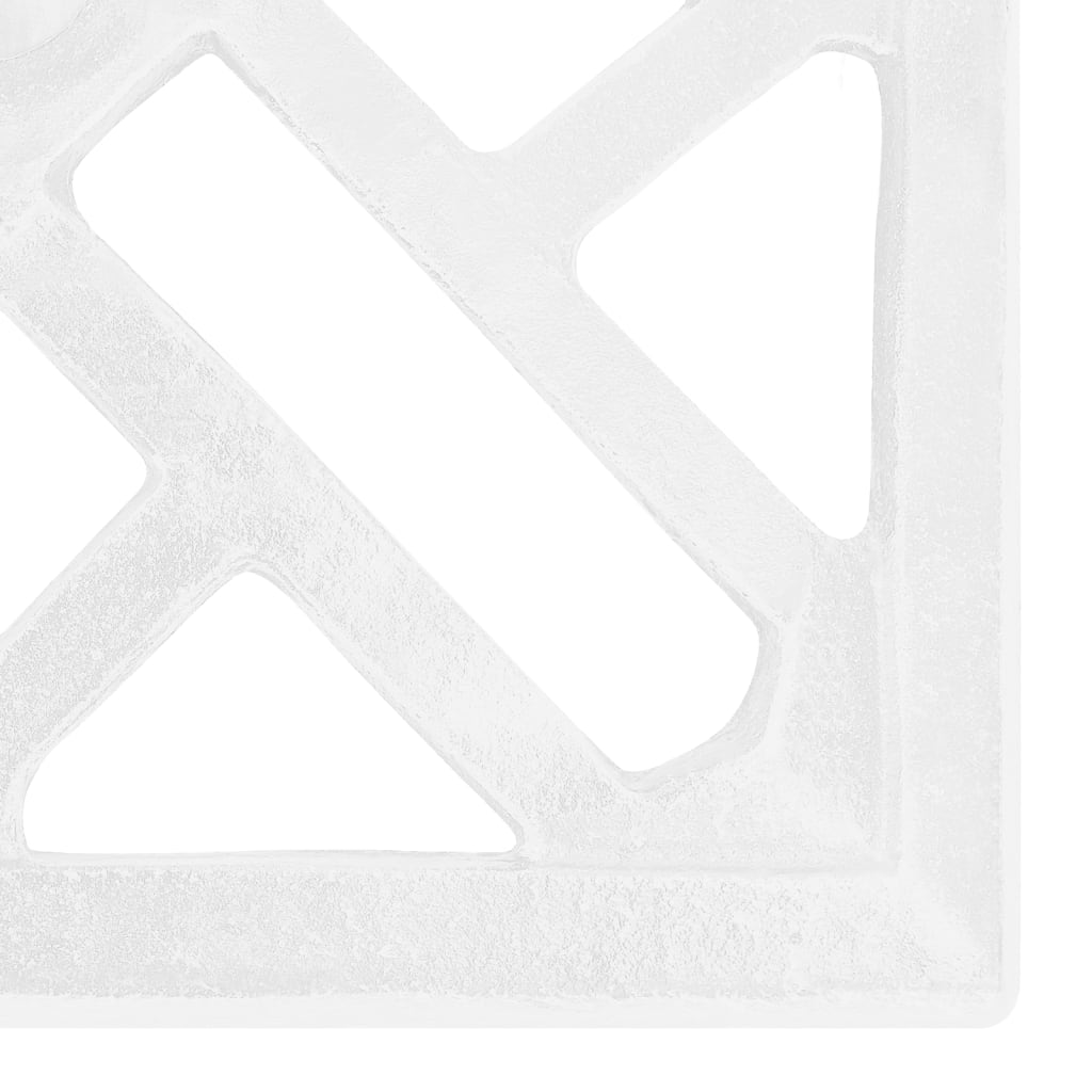 Berkfield Umbrella Base White 44x44x31 cm Cast Iron