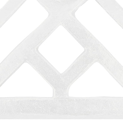 Berkfield Umbrella Base White 44x44x31 cm Cast Iron