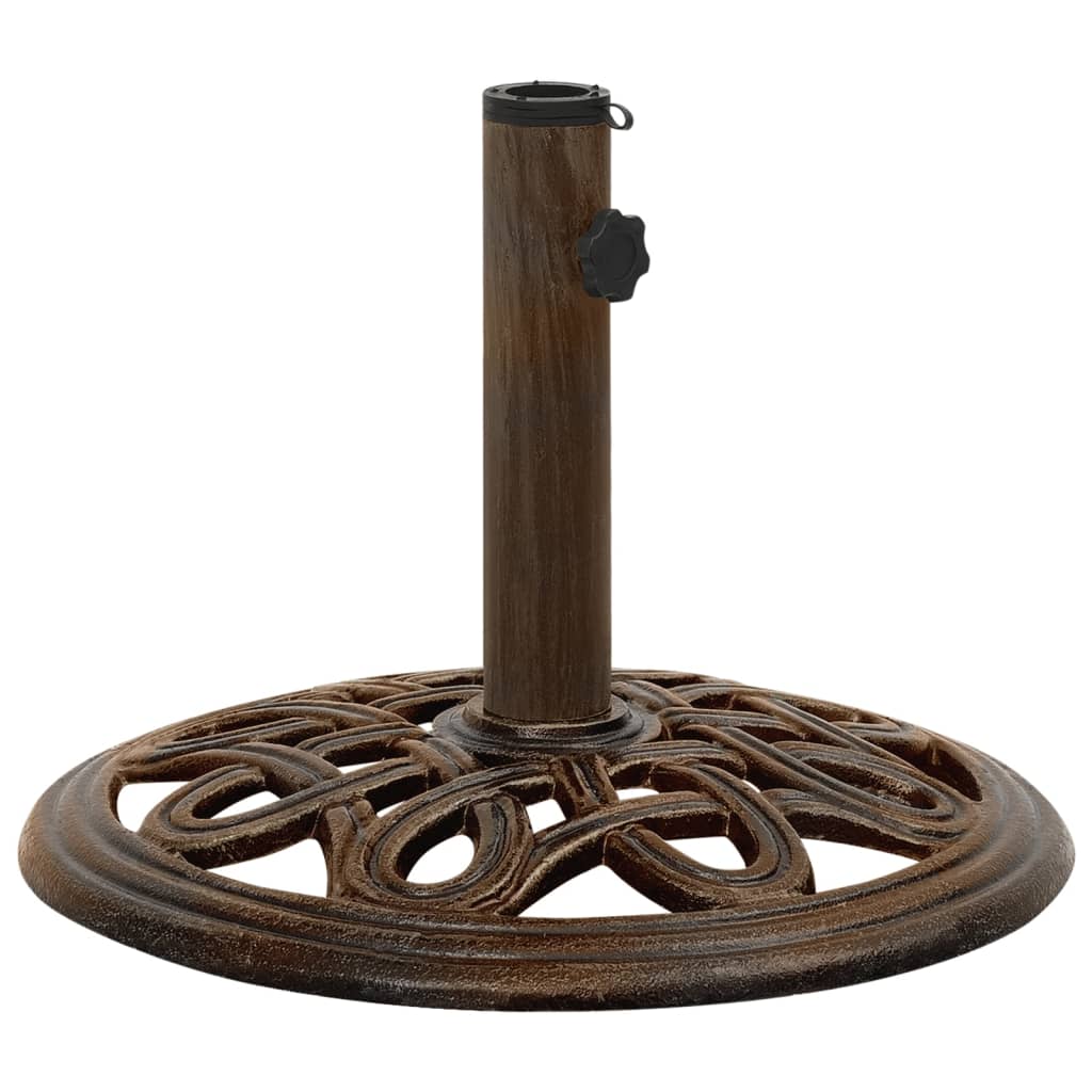 Berkfield Umbrella Base Bronze 40x40x32 cm Cast Iron