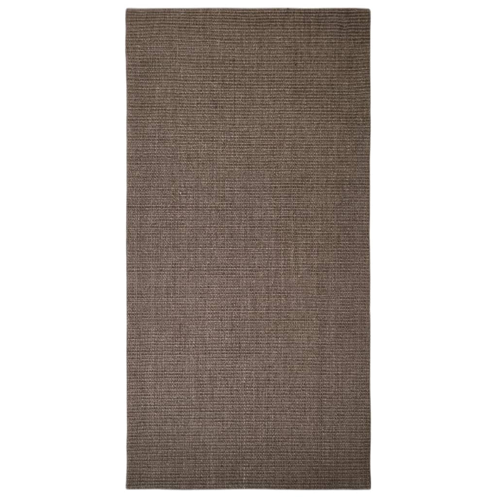 Berkfield Rug Natural Sisal 100x200 cm Brown