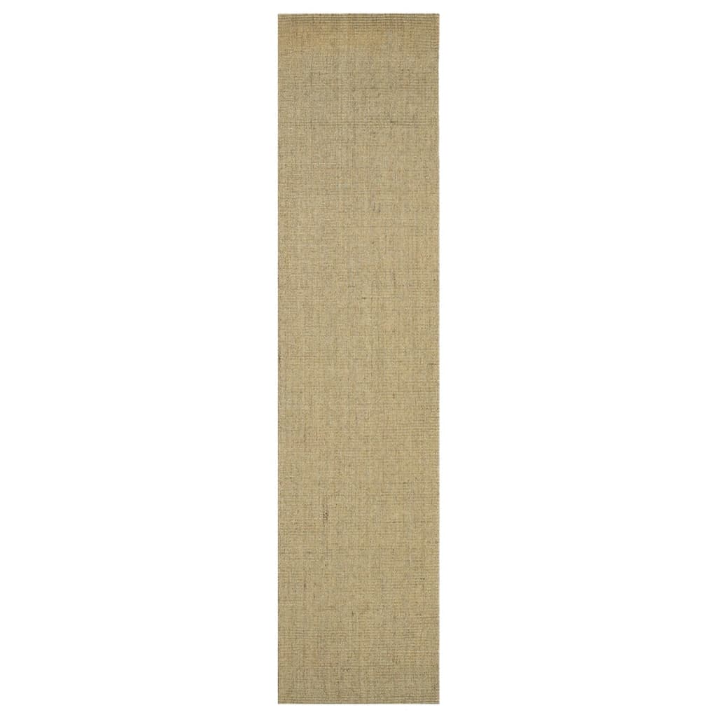 Berkfield Rug Natural Sisal 80x350 cm Taupe