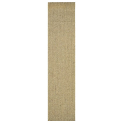 Berkfield Rug Natural Sisal 80x350 cm Taupe
