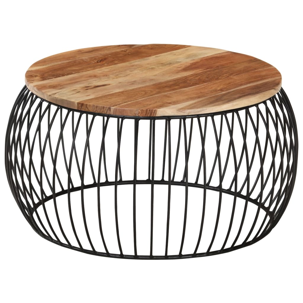 Berkfield Coffee Table �_�”�_68 cm Solid Acacia Wood