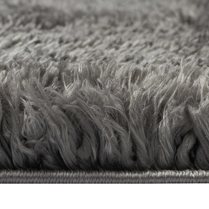 Berkfield High Pile Shaggy Rug Anthracite 100x200 cm 50 mm
