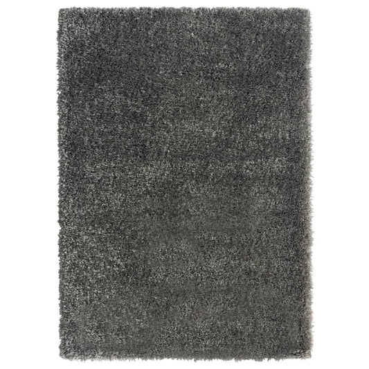 Berkfield High Pile Shaggy Rug Anthracite 120x170 cm 50 mm