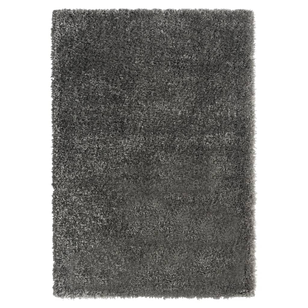 Berkfield High Pile Shaggy Rug Anthracite 140x200 cm 50 mm