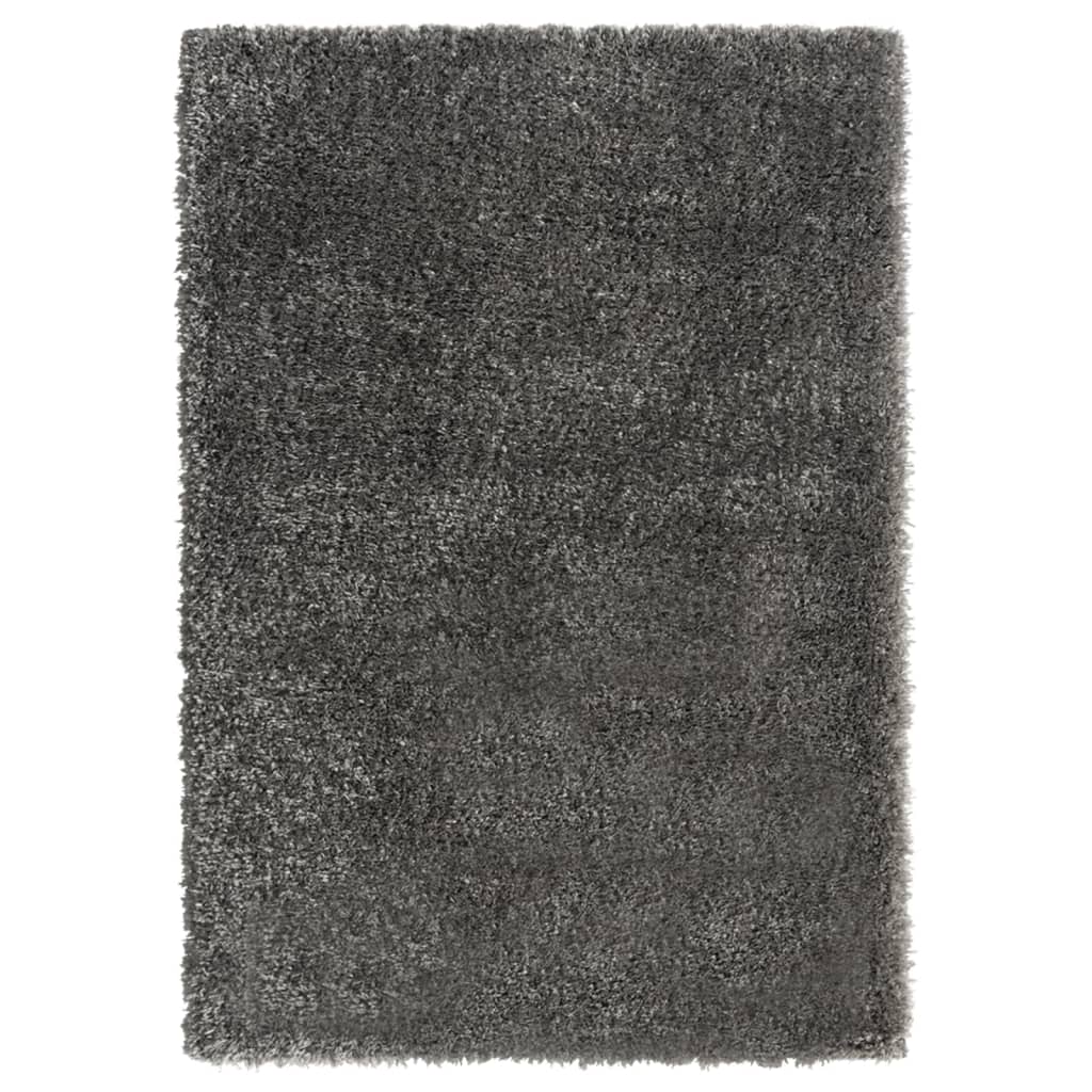 Berkfield High Pile Shaggy Rug Anthracite 160x230 cm 50 mm