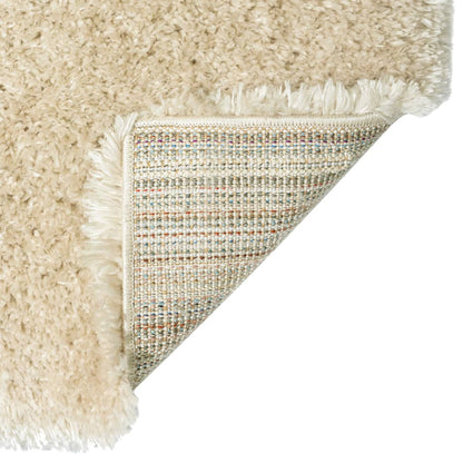 Berkfield High Pile Shaggy Rug Beige 100x200 cm 50 mm