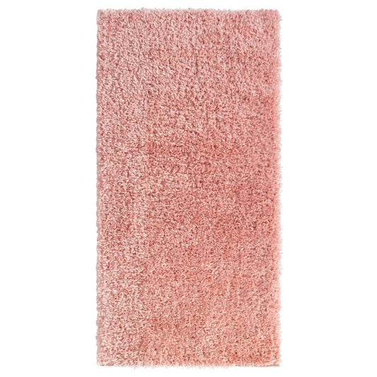 Berkfield High Pile Shaggy Rug Pink 100x200 cm 50 mm