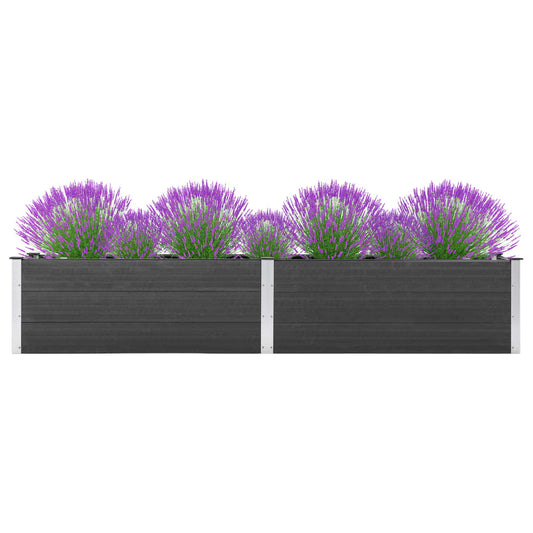 Berkfield Garden Raised Bed 200x50x54 cm WPC Grey