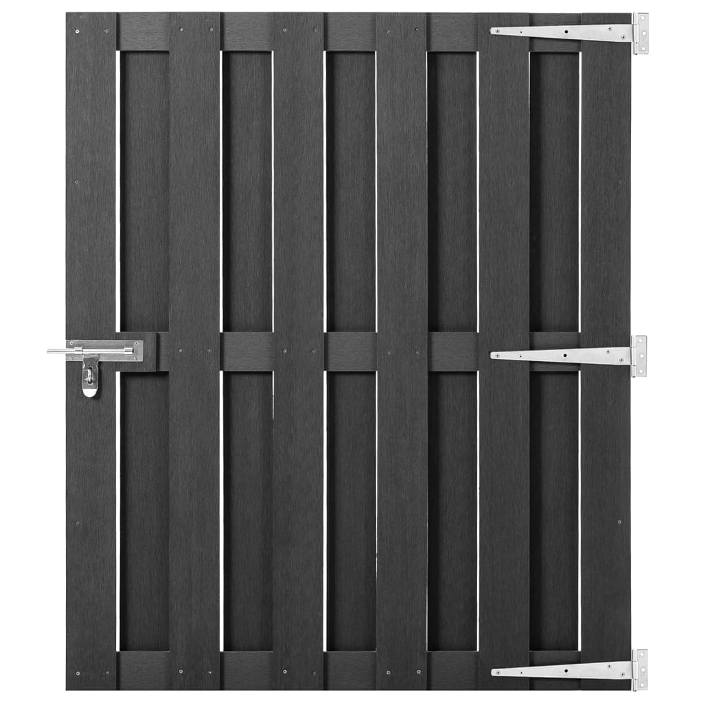 Berkfield Garden Gate WPC 100x112 cm Grey