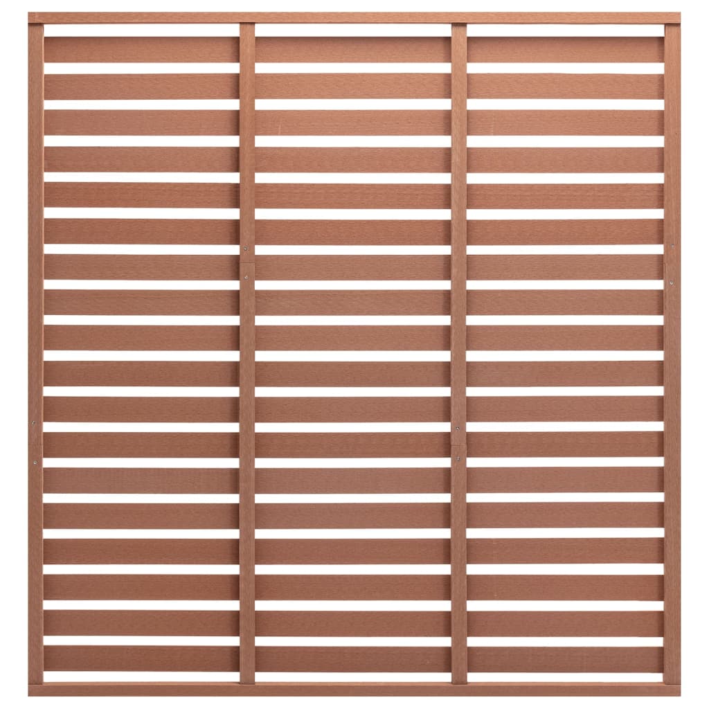 Berkfield Fence Panel WPC 180x180 cm Brown