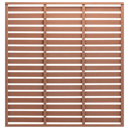 Berkfield Fence Panel WPC 180x180 cm Brown