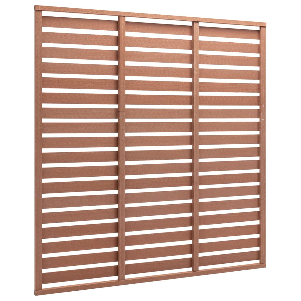 Berkfield Fence Panel WPC 180x180 cm Brown