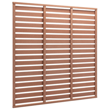 Berkfield Fence Panel WPC 180x180 cm Brown