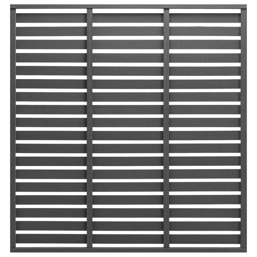 Berkfield Fence Panel WPC 180x180 cm Grey