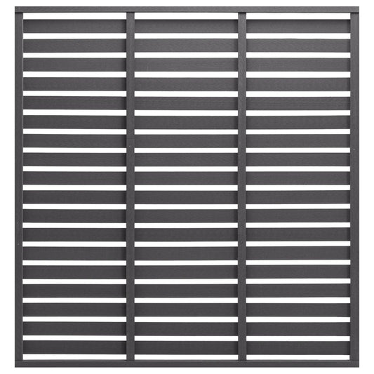 Berkfield Fence Panel WPC 180x180 cm Grey