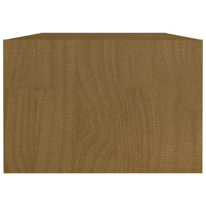 Berkfield Coffee Table Honey Brown 110x50x34 cm Solid Pinewood