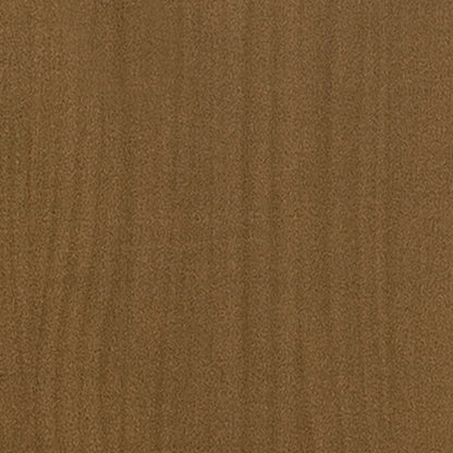 Berkfield Coffee Table Honey Brown 110x50x34 cm Solid Pinewood