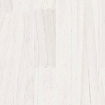 Berkfield Bed Frame White Solid Wood 90x190 cm Single