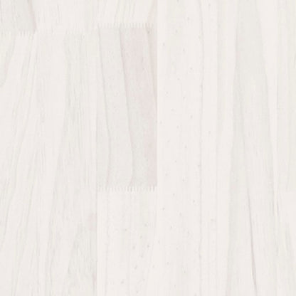 Berkfield Bed Frame White Solid Wood 120x190 cm Small Double