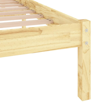 Berkfield Bed Frame Solid Wood 180x200 cm Super King Size