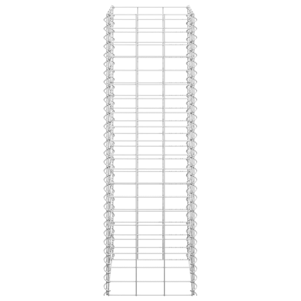Berkfield Gabion Raised Beds 3 pcs 30x30x100 cm Iron