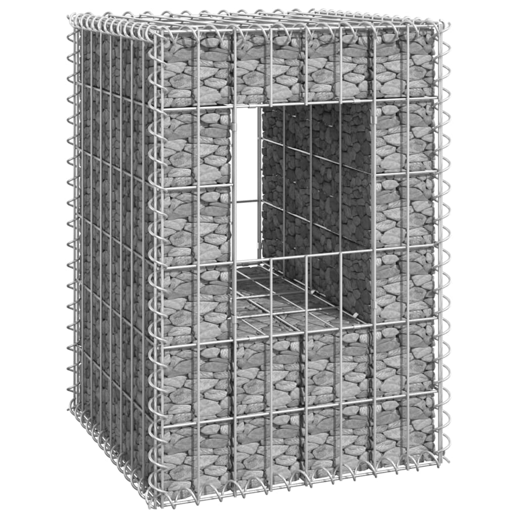 Berkfield Gabion Basket Post 40x40x60 cm Iron