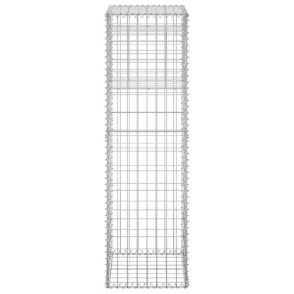 Berkfield Gabion Basket Posts 2 pcs 40x40x140 cm Iron