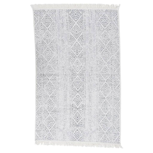 Berkfield Rug Light Grey 80x150 cm Cotton