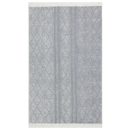 Berkfield Rug Light Grey 80x150 cm Cotton