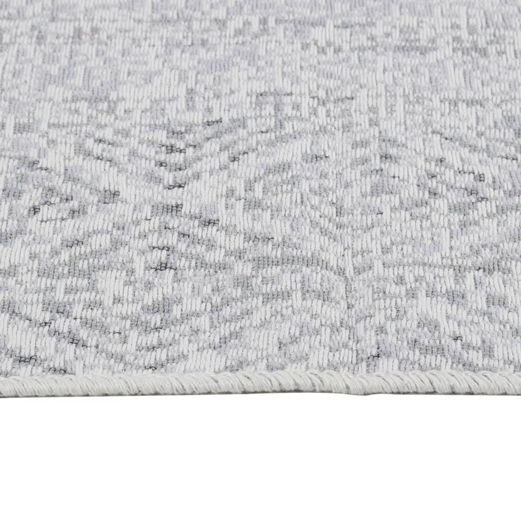Berkfield Rug Light Grey 100x200 cm Cotton