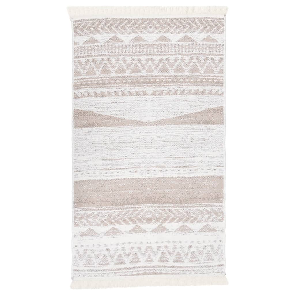 Berkfield Rug Beige 120x180 cm Cotton