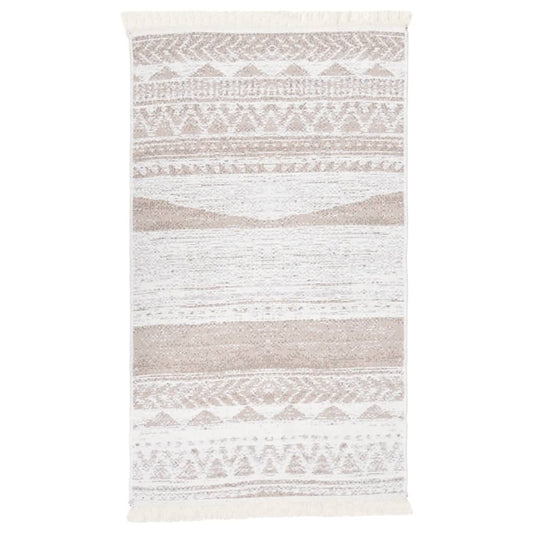 Berkfield Rug Beige 120x180 cm Cotton