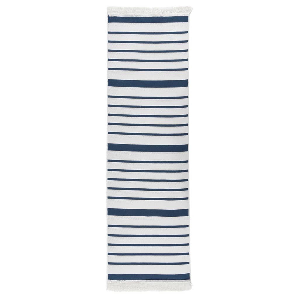 Berkfield Rug Marine 80x300 cm Cotton