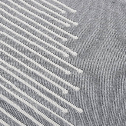Berkfield Rug Dark Grey 100x200 cm Cotton