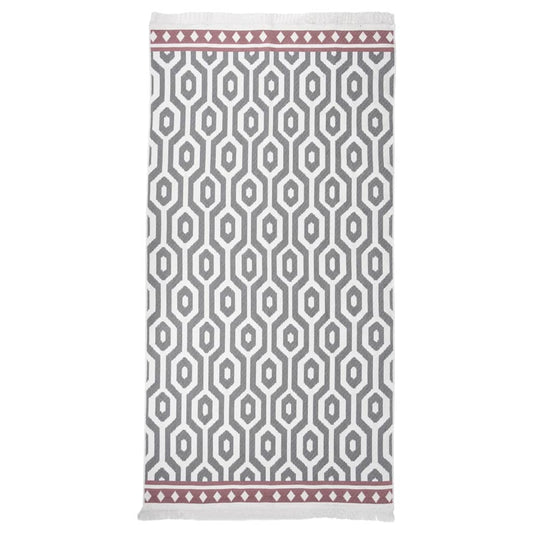 Berkfield Rug Grey 80x150 cm Cotton