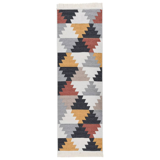Berkfield Rug Multicolour 80x300 cm Cotton