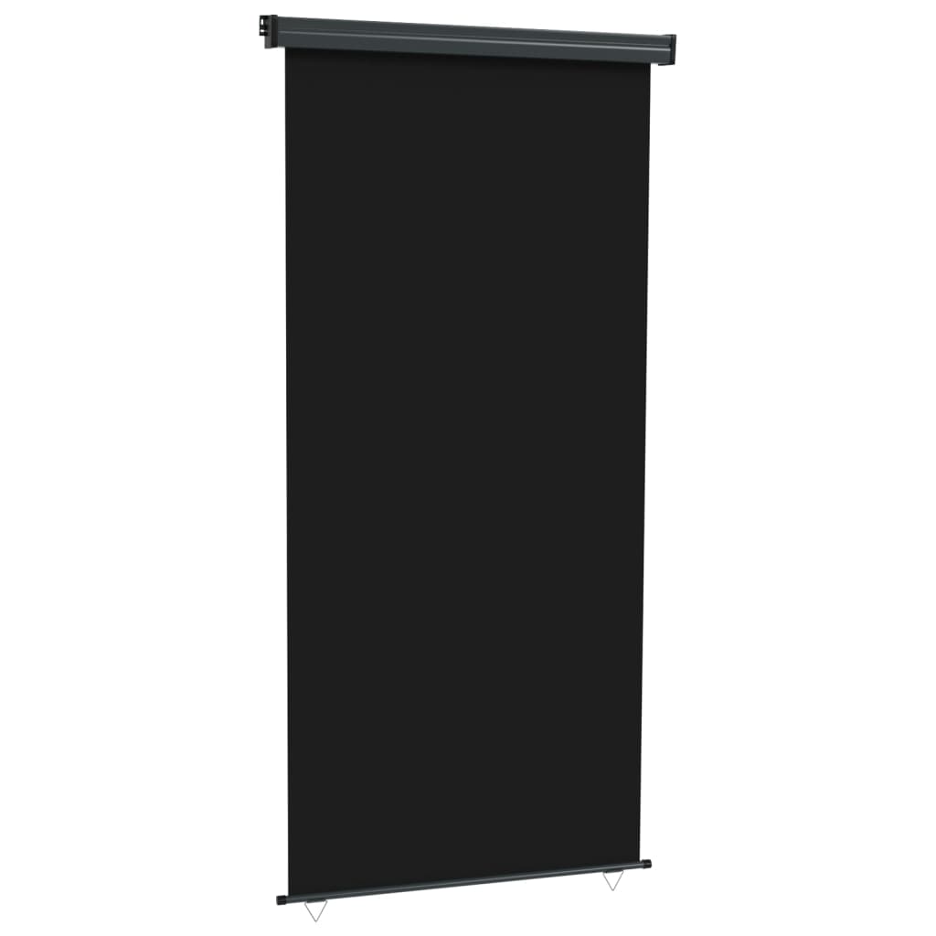 Berkfield Balcony Side Awning 122x250 cm Black