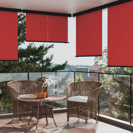 Berkfield Balcony Side Awning 175x250 cm Red