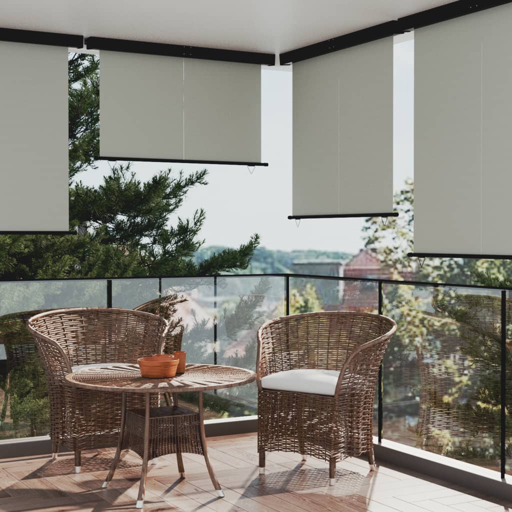 Berkfield Balcony Side Awning 175x250 cm Grey