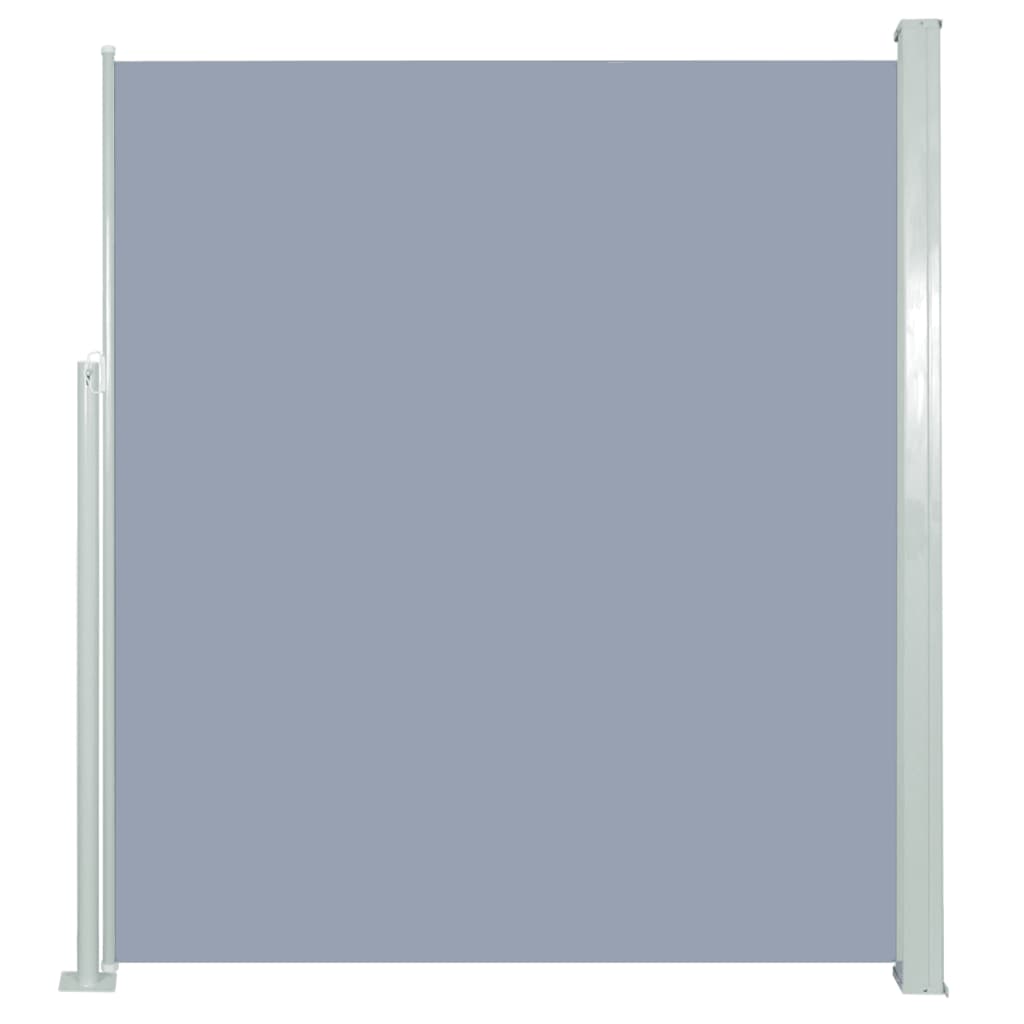 Berkfield Patio Retractable Side Awning 160x300 cm Grey