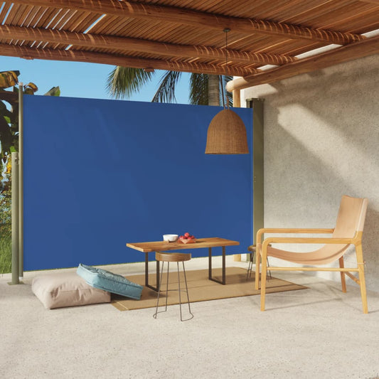 Berkfield Patio Retractable Side Awning 200x300 cm Blue