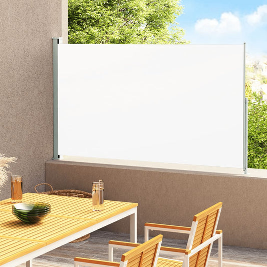 Berkfield Patio Retractable Side Awning 220x300 cm Cream