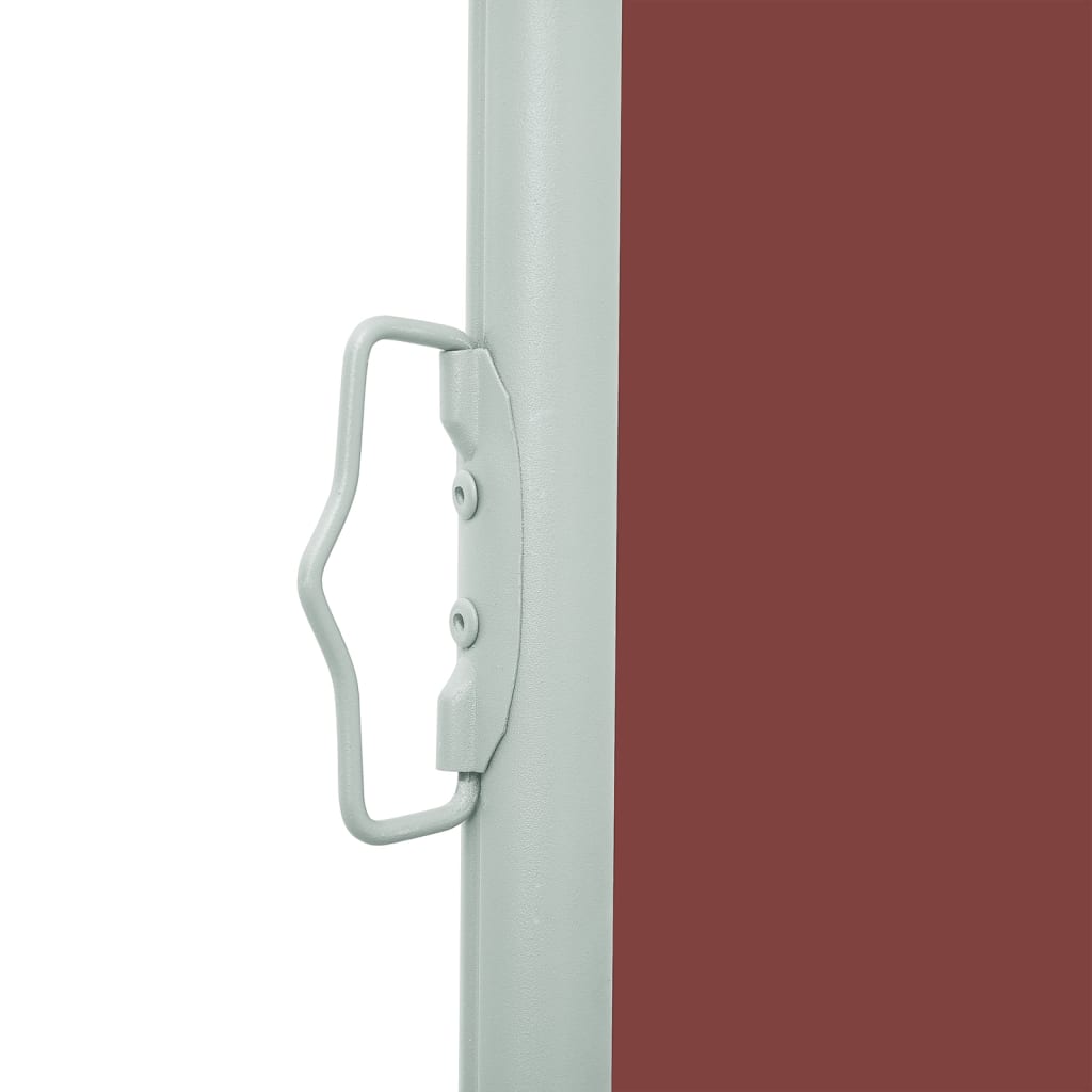 Berkfield Patio Retractable Side Awning 117x500 cm Brown