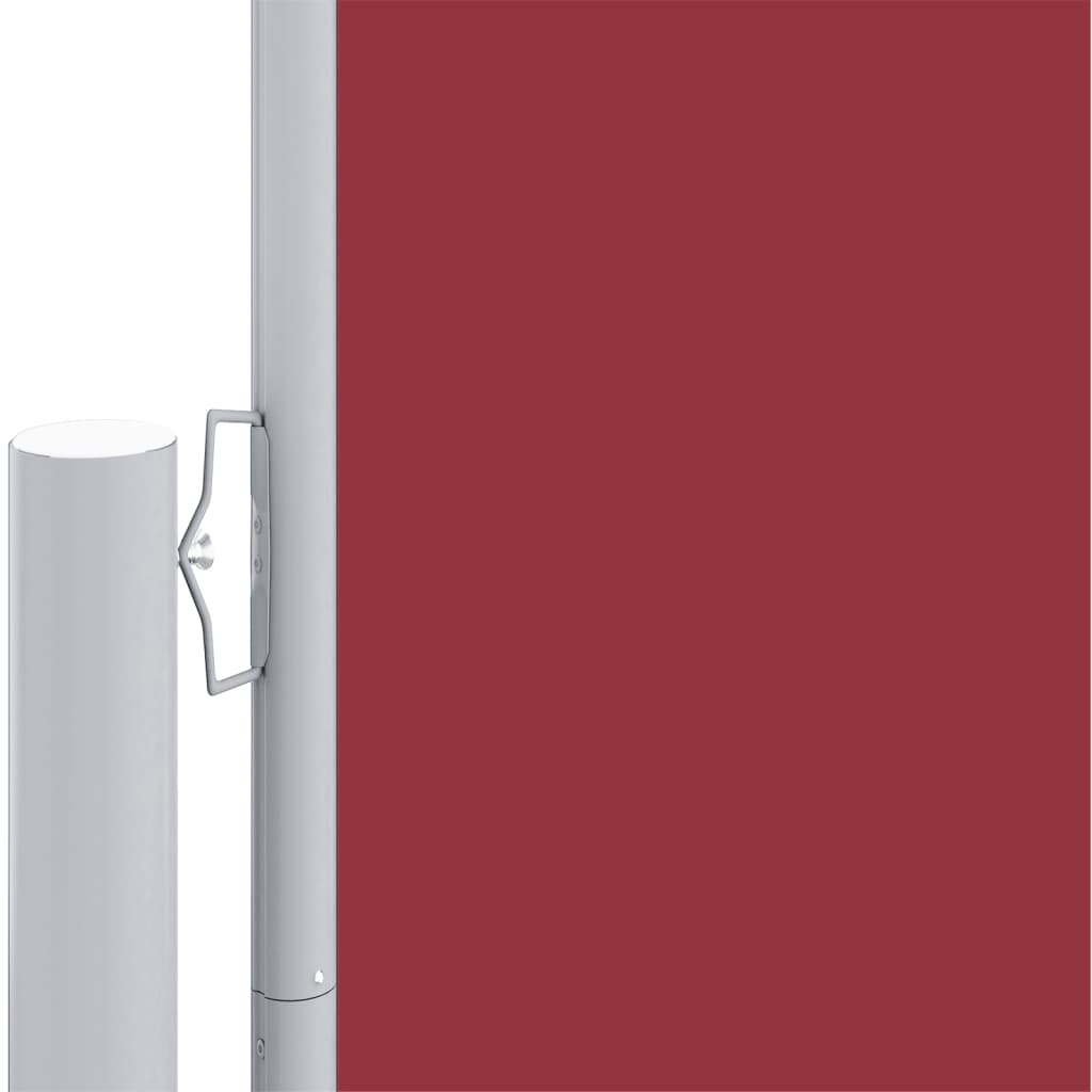 Berkfield Retractable Side Awning Red 220x1000 cm